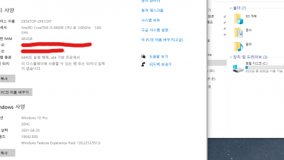[후기] Win10 20H2(19042.928) 2in1(Pro,Home) 64비트 with 드라이버팩