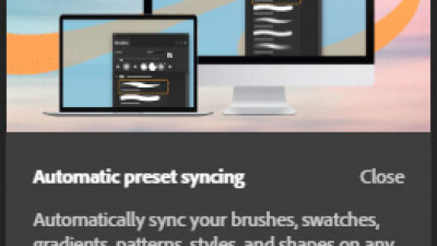 포토샵 cc21 사용하시면서 automatic preset syncing 팝업창이 뜨실때 간단한 팁!!