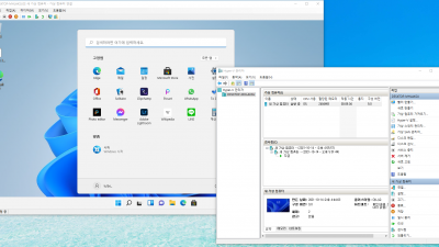 윈도우즈 가상시스템 Hyper-V 를 이용해  Windows 11을 설치해 봤습니다.