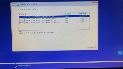 Win10_21H2(19044.1766)_4in1_x64_VIP_Remiz_22.06.15 rufus 설치 후기